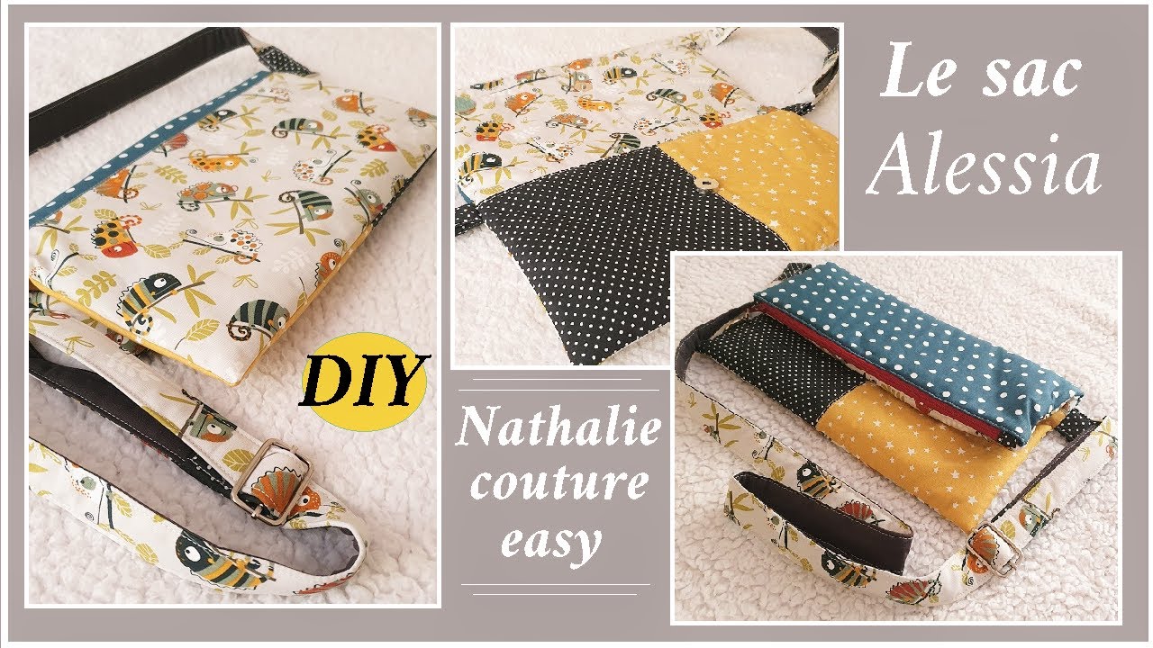 DIY pour un sac original, tuto couture facile/ Nathalie couture easy