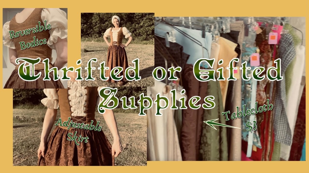 How to Make a RenFaire Outfit from Thrifted + Gifted Supplies | Under $15 | Renaissance Festival