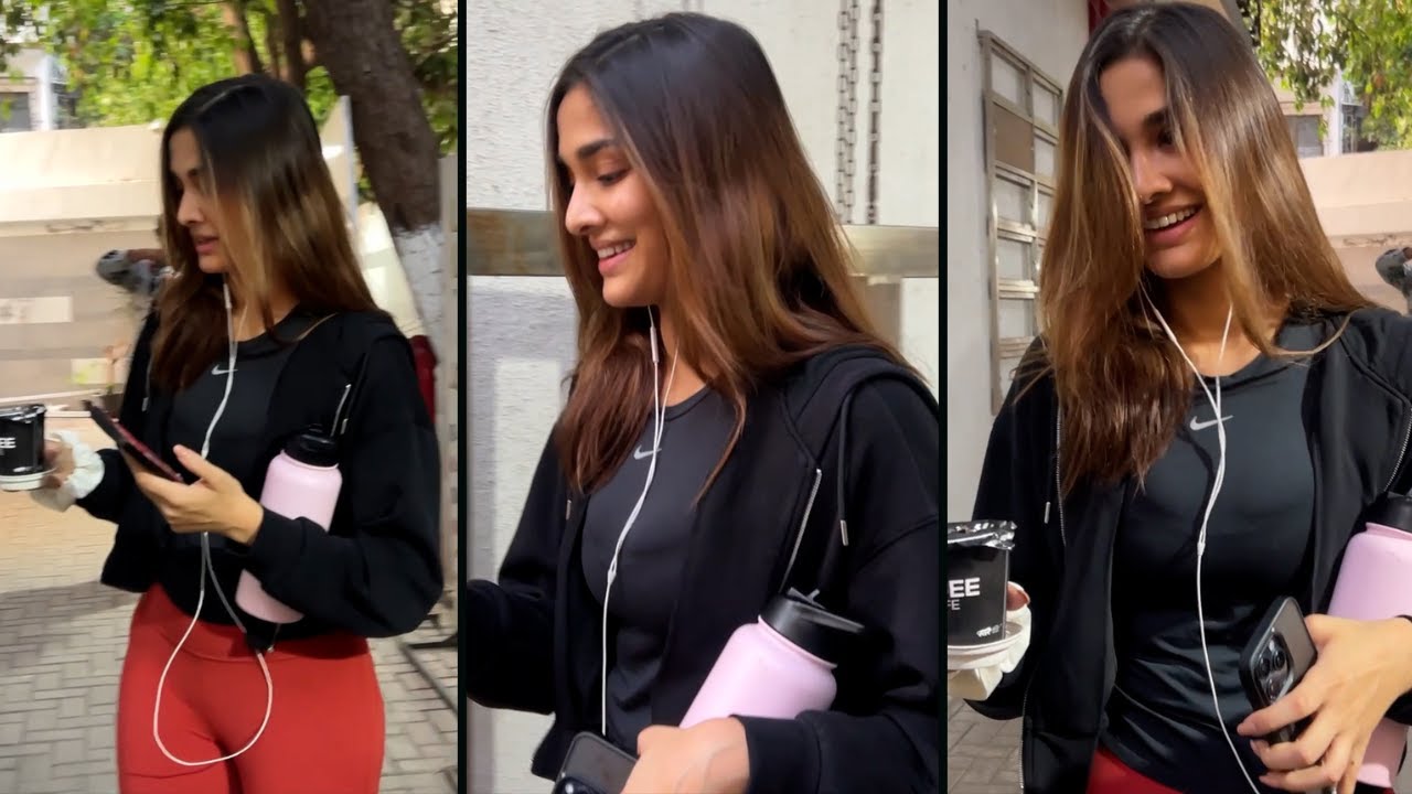 SAIEE MANJREKAR Spotted in Bandra! 🎬🔥 | Exclusive Glimpse! #SaieeManjrekar #BandraSpotted #Viral