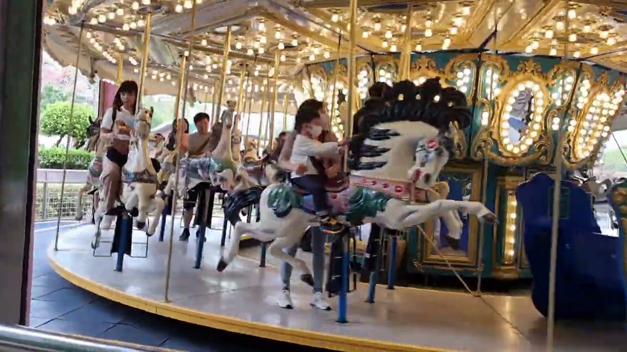 HongKong Ocean Park Carousel ride