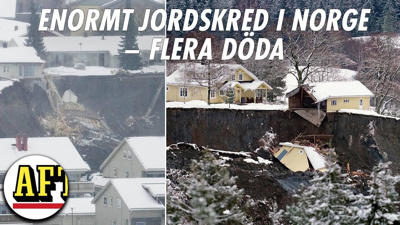 Stort jordskred i Gjerdrum, Norge – detta har hänt