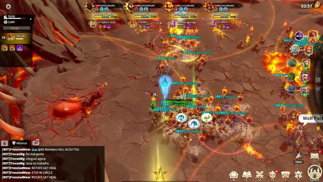 Call of Dragons  ROT  vs  Elite Magma Demon Behemoth