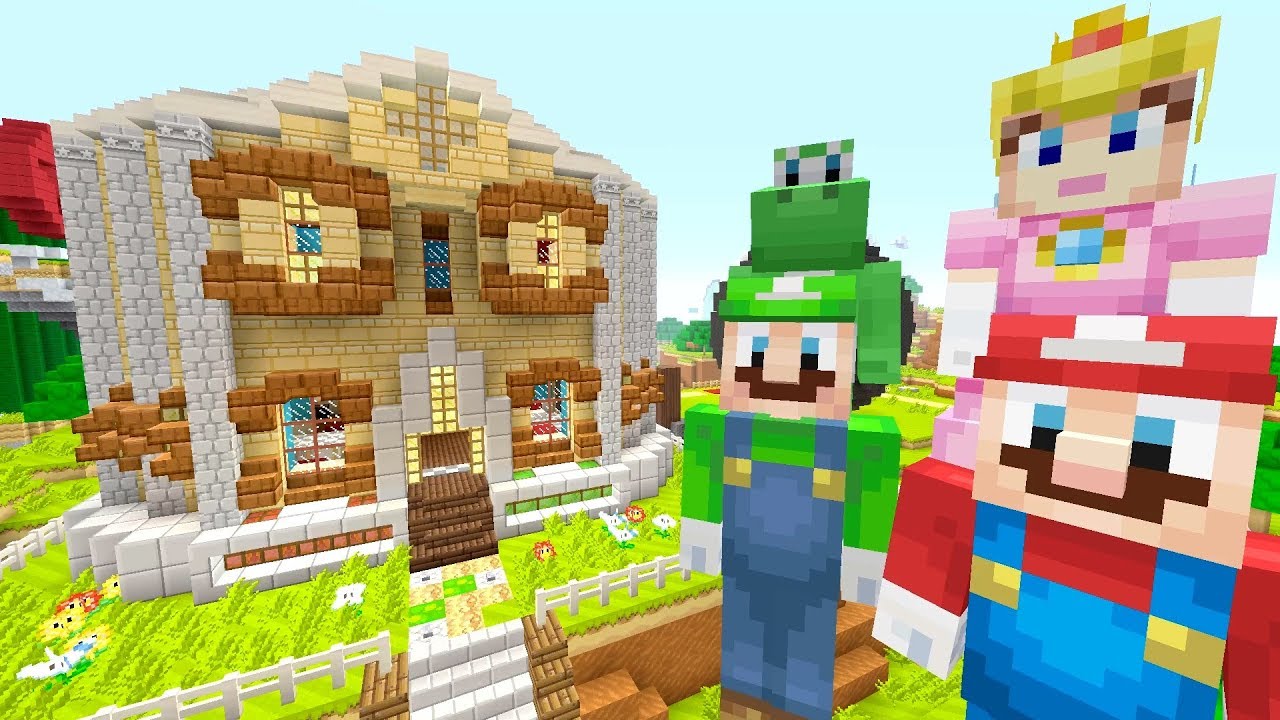 OUR NEW 10 MILLION DOLLAR HOUSE! | Super Mario Series | Minecraft Switch [250]