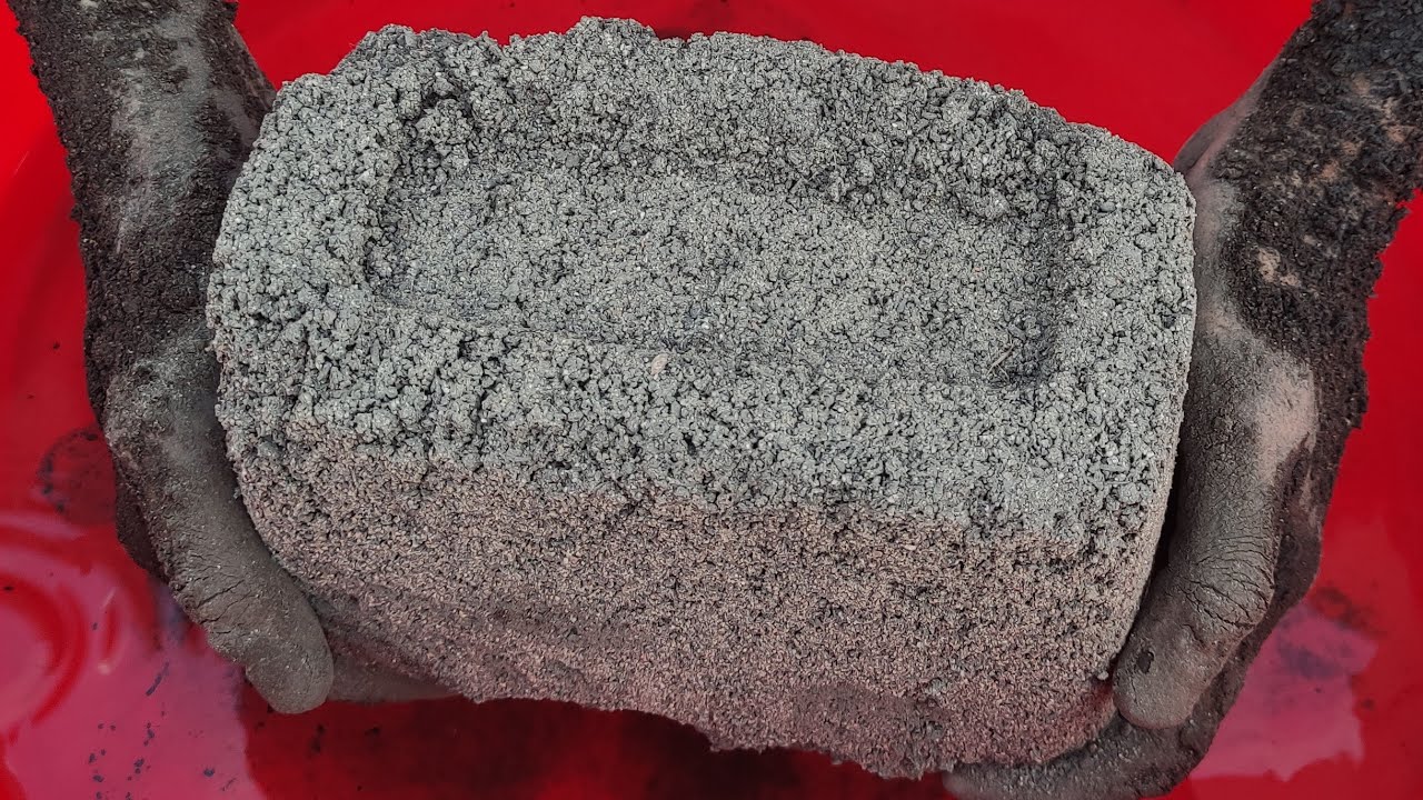 Pure charcoal bricks Crumbling and dipping in water 💦 super yummy and soft dusty #sleepaid
