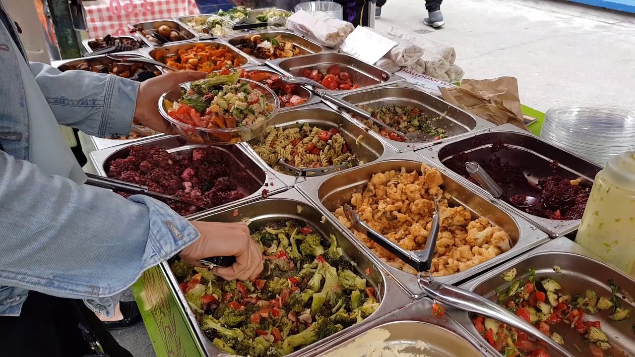 Leather lane market - London street food
