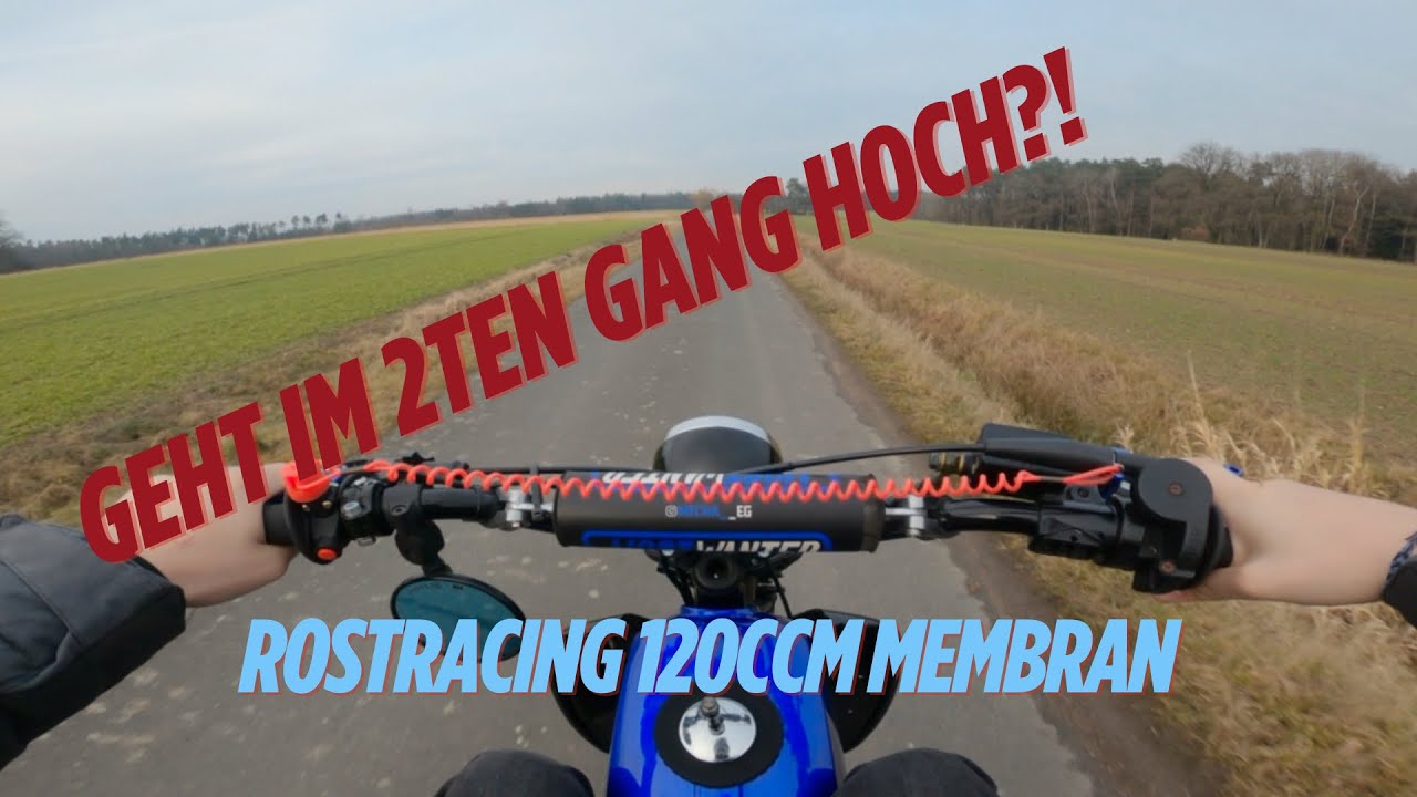 RostRacing 120ccm Membran (unabgestimmt) | RAW Simson Tuning | 130ccm MTX Pz Tuning micha__eg