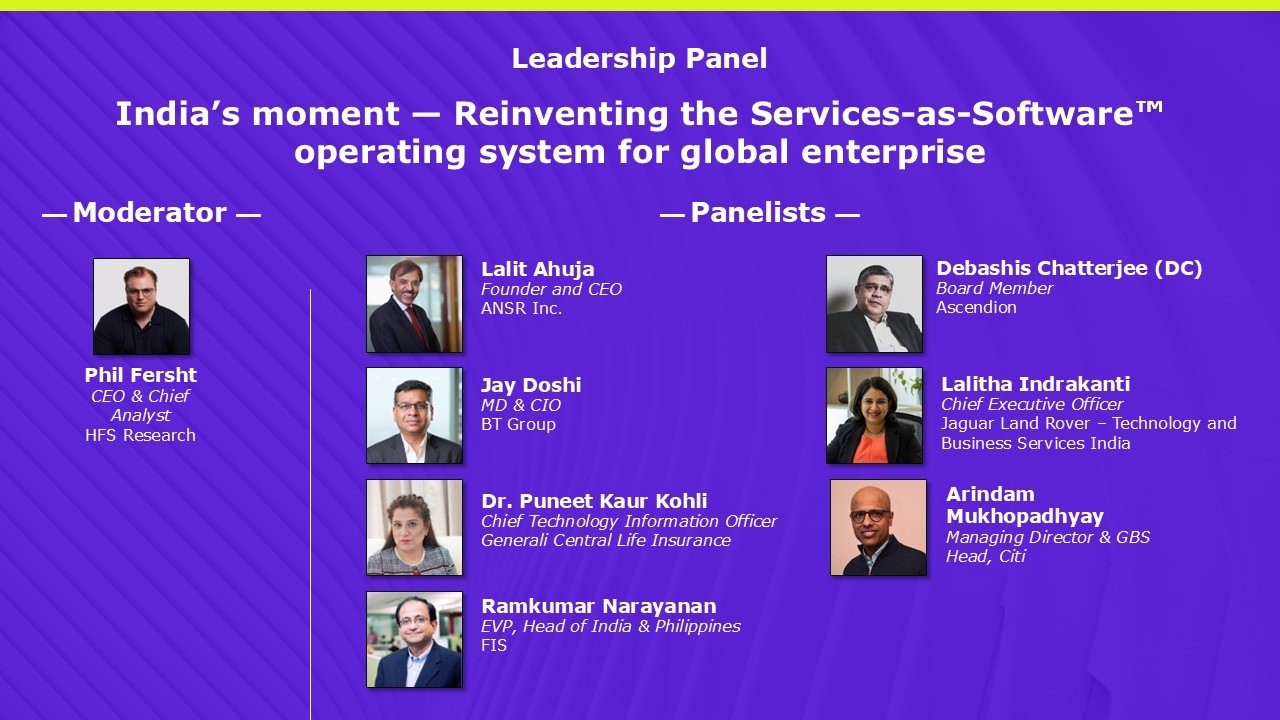 HFS India Summit Feb 2026: Leadership Panel by HFS's Phil Fersht