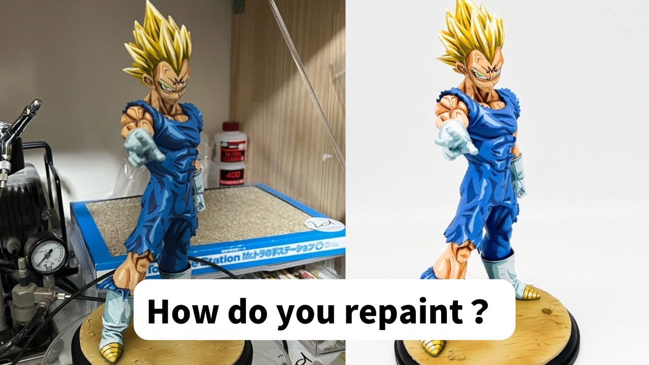 【ベジータリペイント動画/Vegeta Repaint】How do you repaint? ベジータのリペイント動画です/Vegeta一番くじ　DRAGON BALL