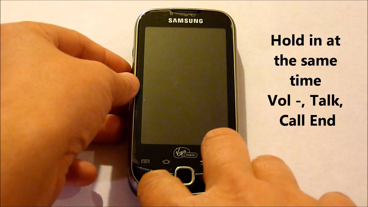 Hard Reset / Recovery Mode - Samsung Intercept