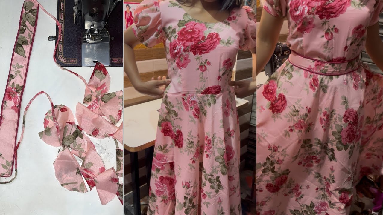 Designer waist belt for frock suit #diy #video #subscribe #fashiondesign 
