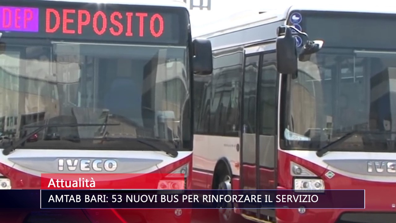 Tg Tele Appula 211 - Amtab Bari: 53 nuovi bus per rinforzare il servizio