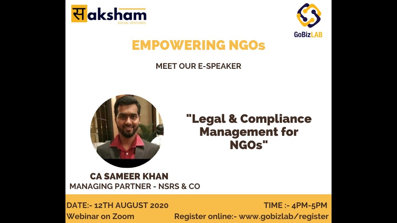 Legal & Compliance Management for NGOs