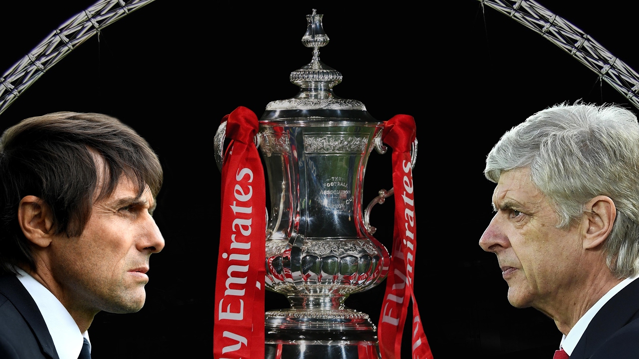 Arsène Wenger and Antonio Conte look forward to FA Cup final