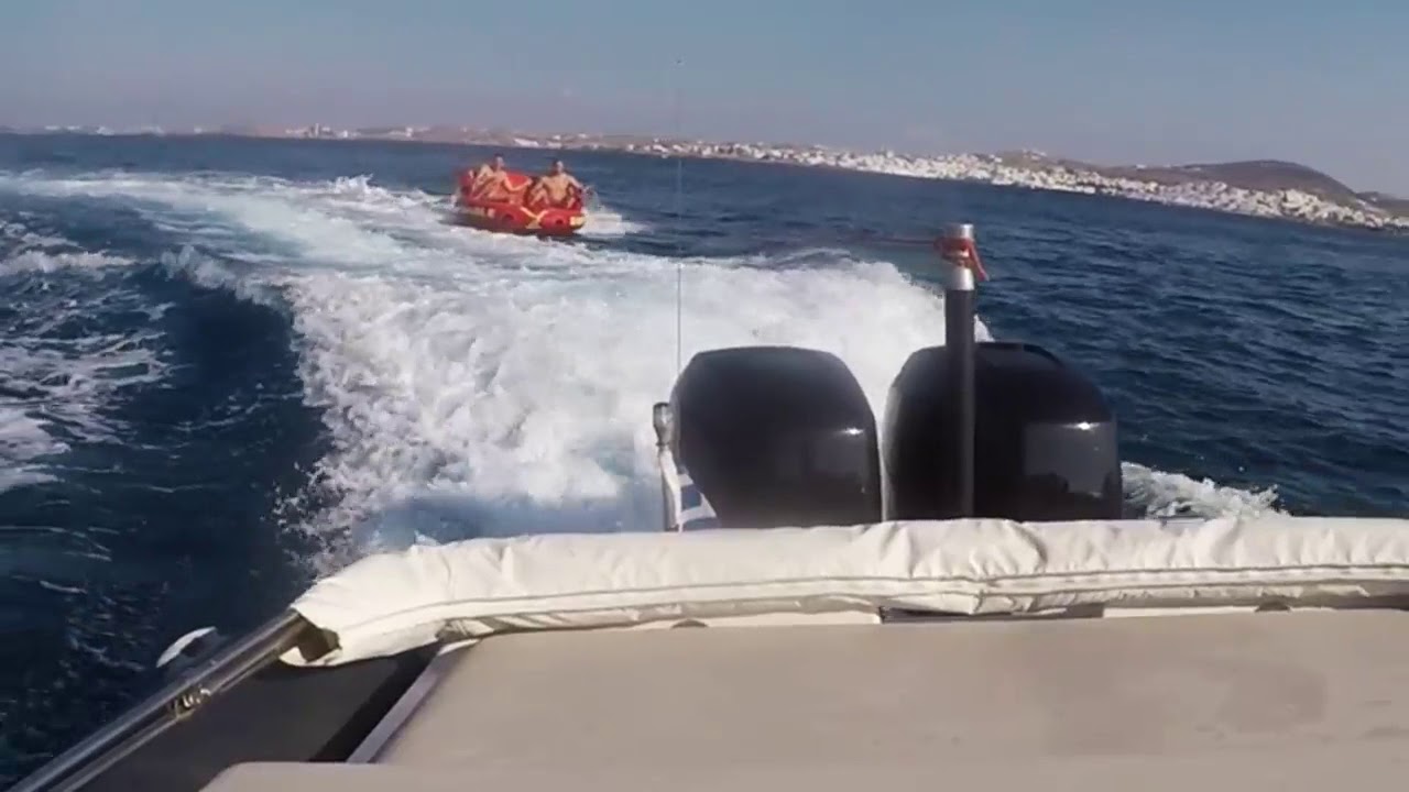 Scorpion G2 RIB Boat  2 x Mercury 300hp  towing inflatable seat