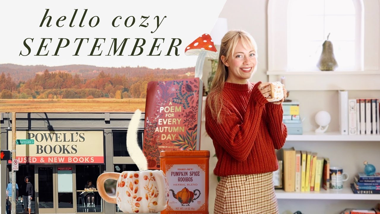 Привет, уютный сентябрь! 🍁 Рекомендации по осенним книгам, вкусная еда, огромное количество чая и...