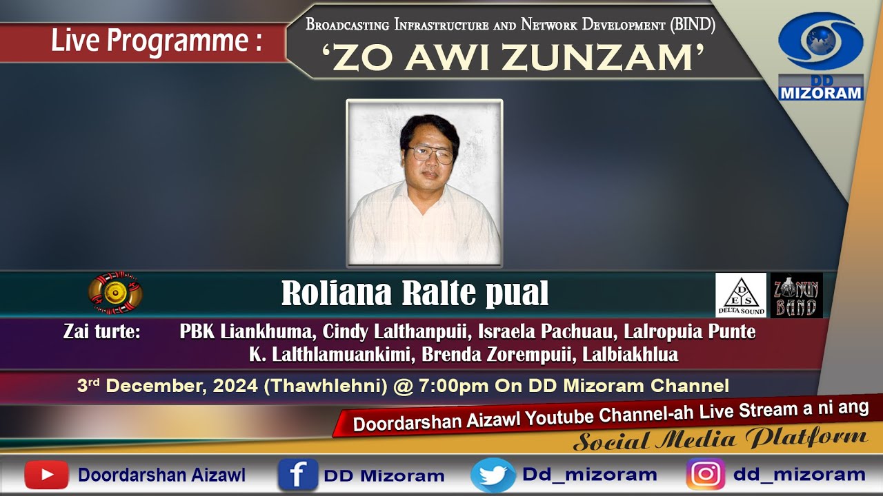 ZO AWI ZUNZAM (BIND):  Roliana Ralte Pual
