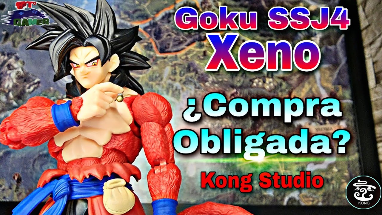 Goku SSJ4 Xeno | Kong Studio | ¡ Sensacional ! 🤩 | SH Figuarts Dragon Ball | Unboxing + Review