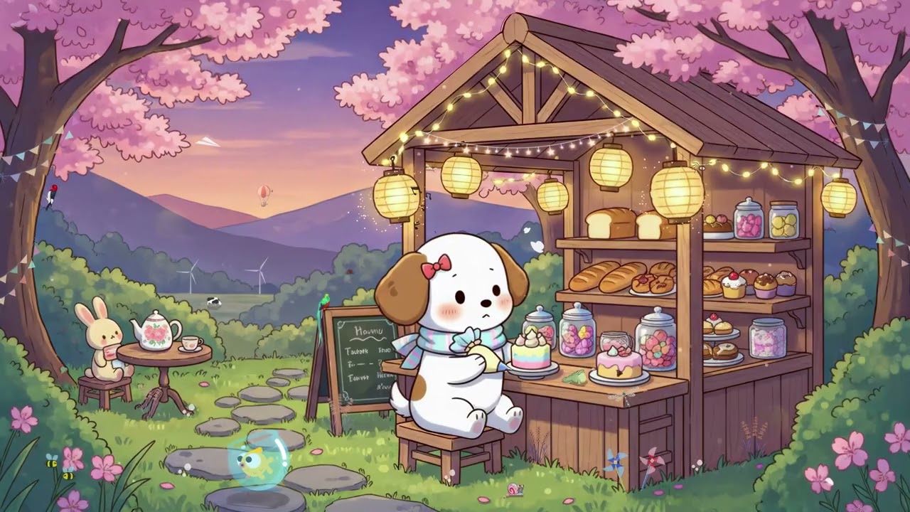 Fluffy's Sweet Bakery Vibes 🥐 Calm Lofi Music 💖 to Unwind & Find Your Focus