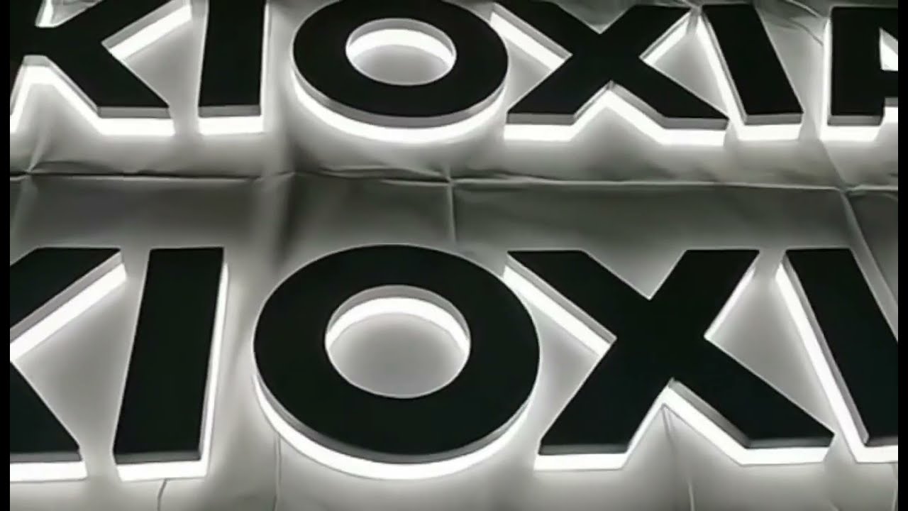 How to choose the right Waterproof Backlit LED Slotted Metal Letter Sign.