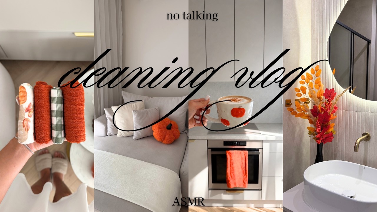 CLEAN WITH ME 🍂 a cozy FALL RESET & DECLUTTER 🧺 romanticizing my everyday life