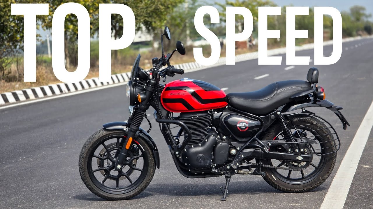 Royal Enfield Hunter 350 Top speed #topspeed #hunter350 