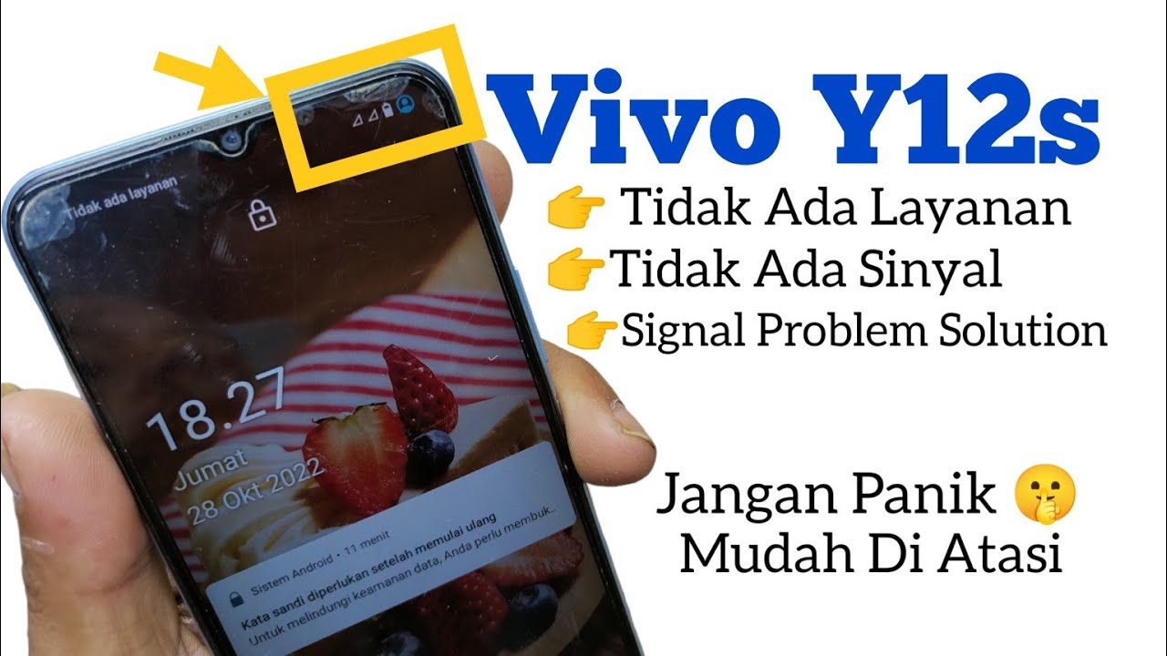 Vivo Y12s Tidak Ada Layanan // Cara Benar Atasi Hp Tidak Ada Sinyal