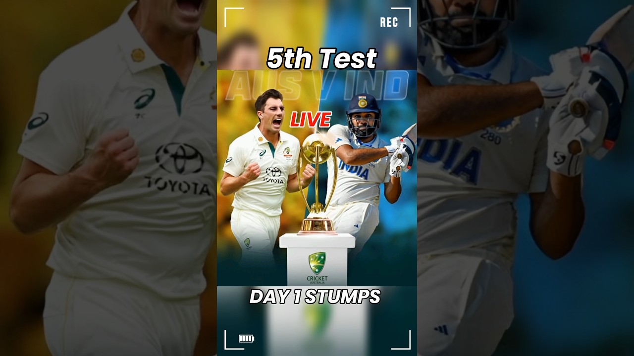 Live: IND Vs AUS, Day 1 - 5th Test, Sydney | Live Scores & Commentary | India vs Australia