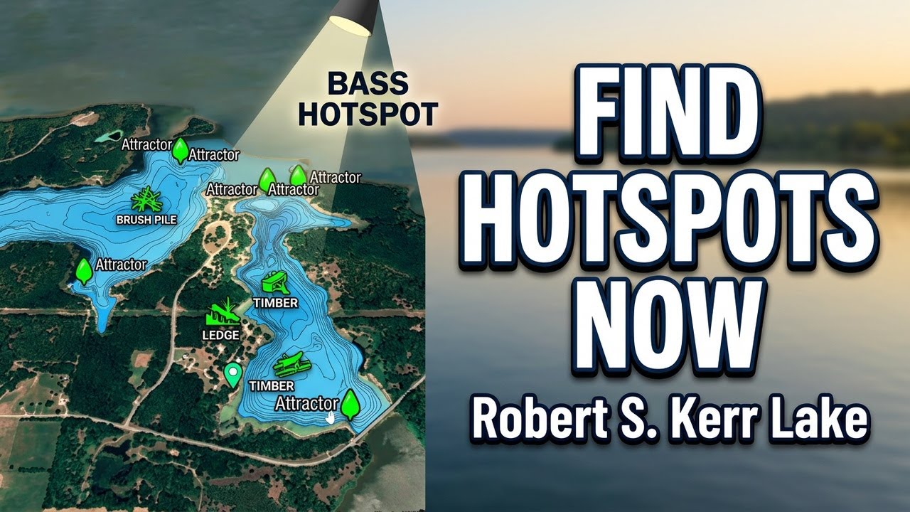 Robert S. Kerr Lake Breakdown (OK) | Best Bass & Crappie Fishing Spots