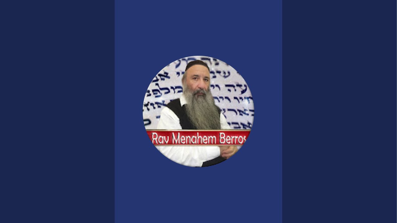 Rav Menahem Berros Association Lev Tov est en direct !