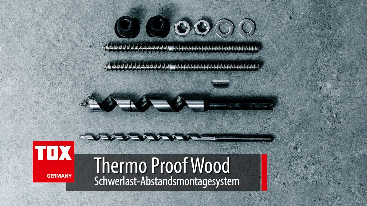 TOX Abstandsmontagesystem Thermo Proof Wood