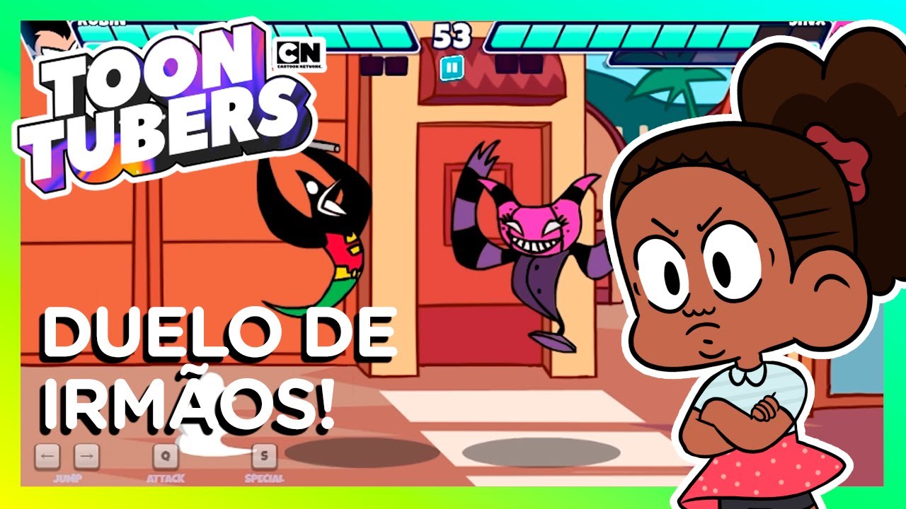 BRIGA DE IRMÃOS COM JOGOS DO CARTOON! (com Greg e Jessica) | Toontubers