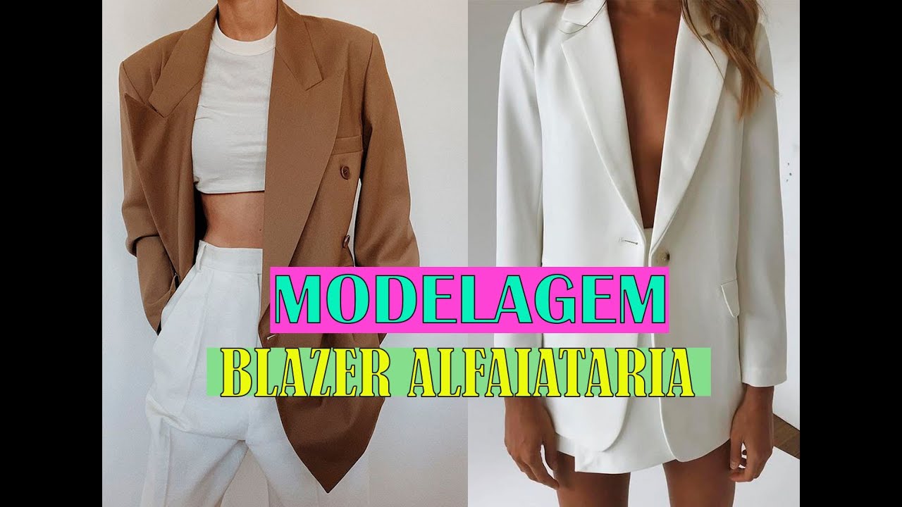 📐 MODELAGEM | BLAZER GOLA ALFAIATARIA