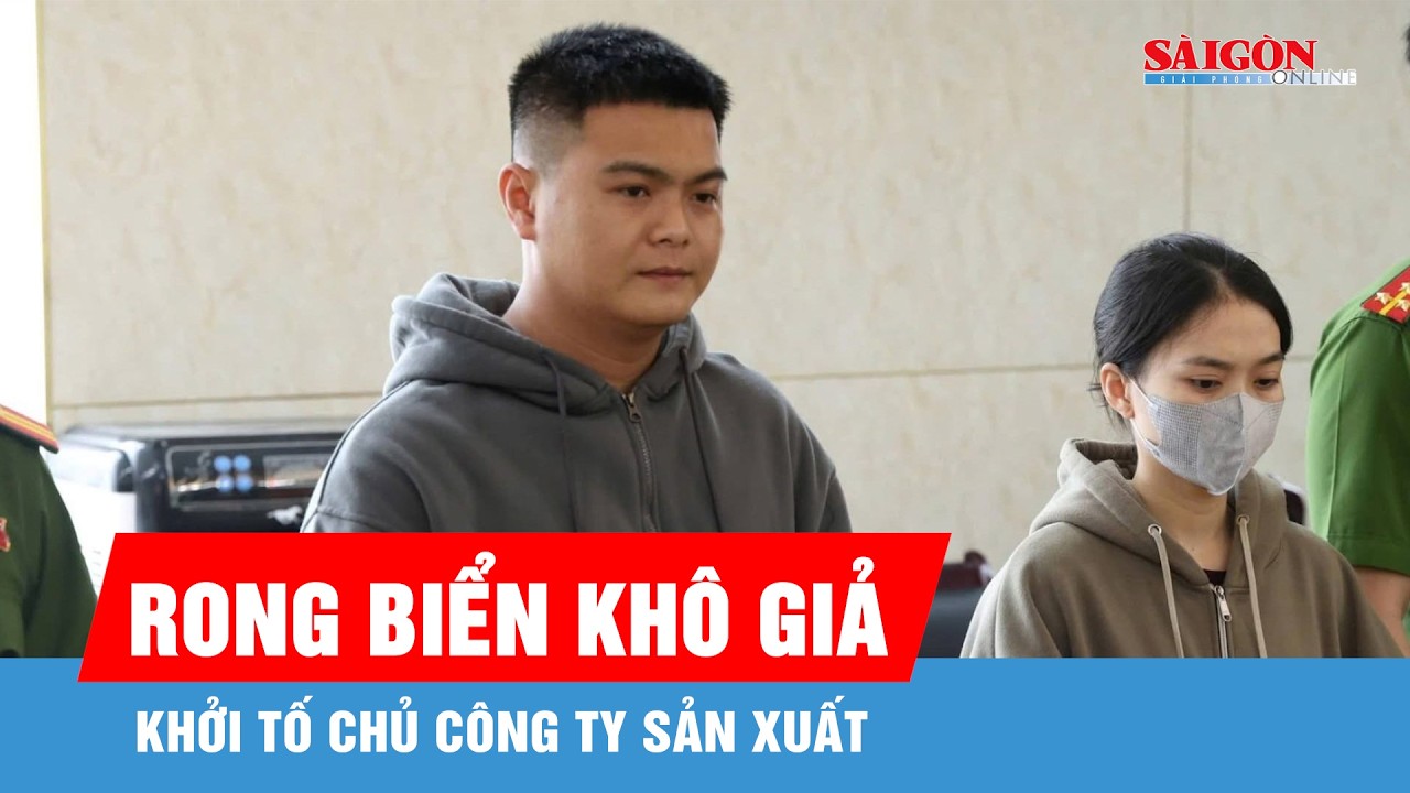 Khởi tố chủ công ty sản xuất rong biển khô giả