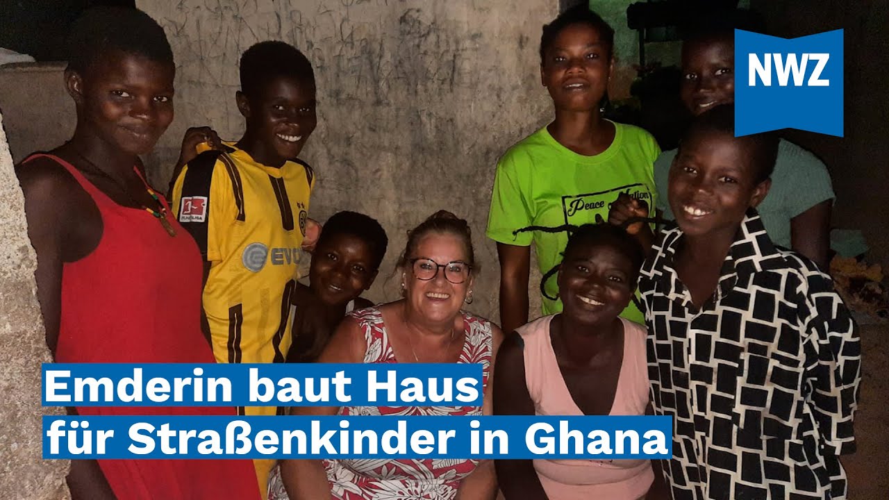 Besünner Lüü: Emderin baut Haus für Straßenkinder in Ghana