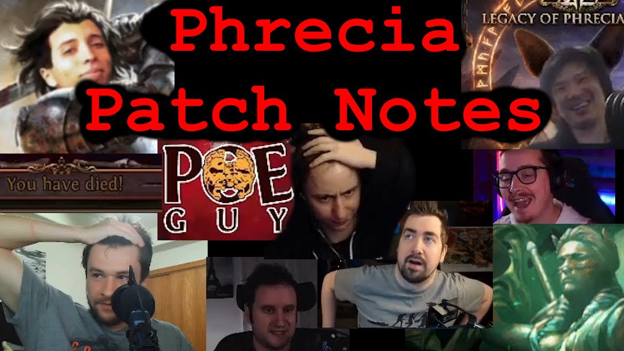 PoE 3.27 - Phrecia Patch Notes - Streamers Prepare for Phrecia
