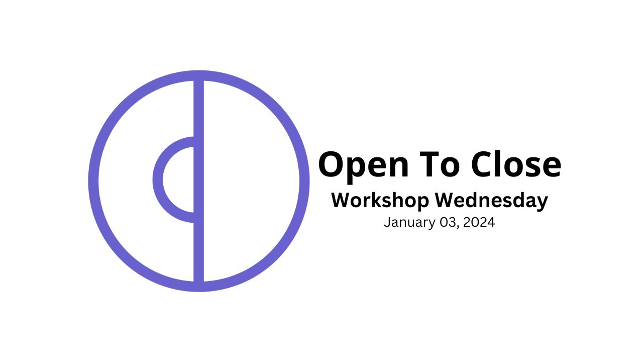Workshop Wednesday - January 03, 2024