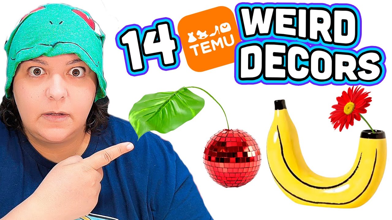I Review MOST Bizarre Home Decorations Temu Haul