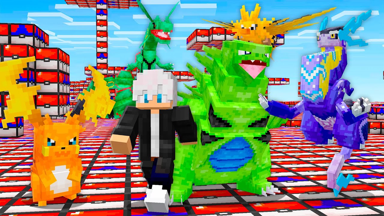 MUNDO LUCKY BLOCK POKÉMON NO MINECRAFT COBBLEMON!