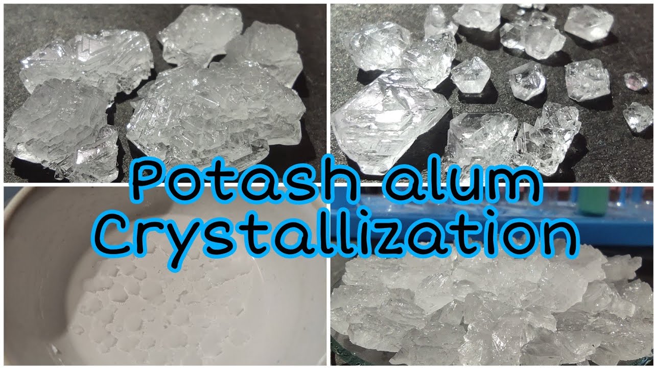 Preparation of Potash Alum | BreakingBad🧑‍🔬 | K2SO4.Al2(SO4)3.24H2O | Crystallisation #MakingFitkari