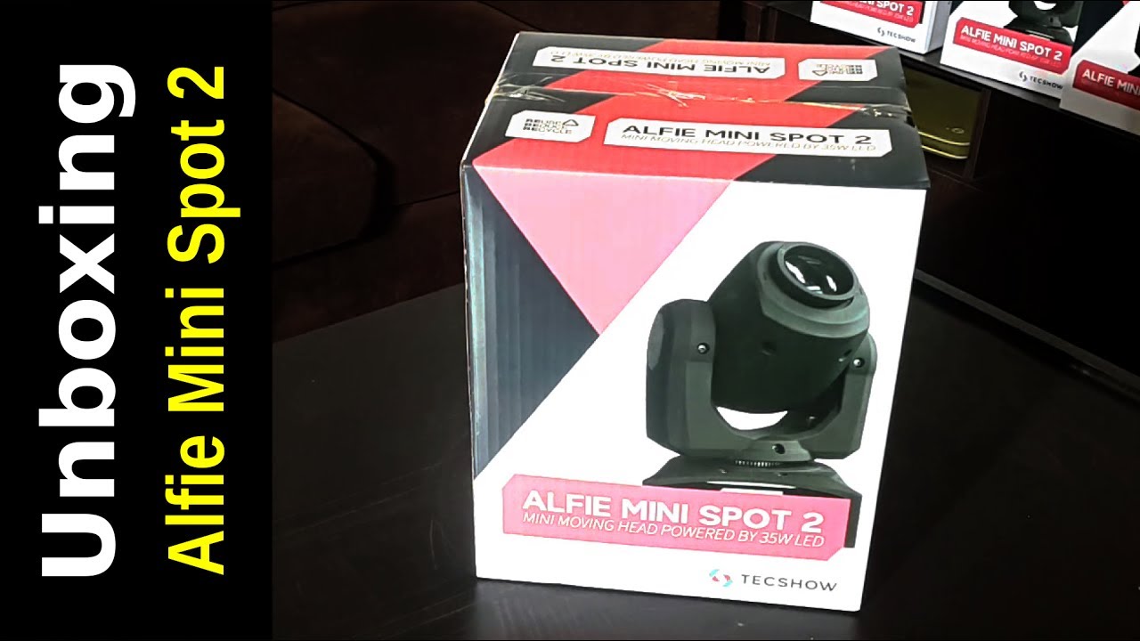 TecShow Alfie Mini Spot 2: Unboxing y Primeras Pruebas