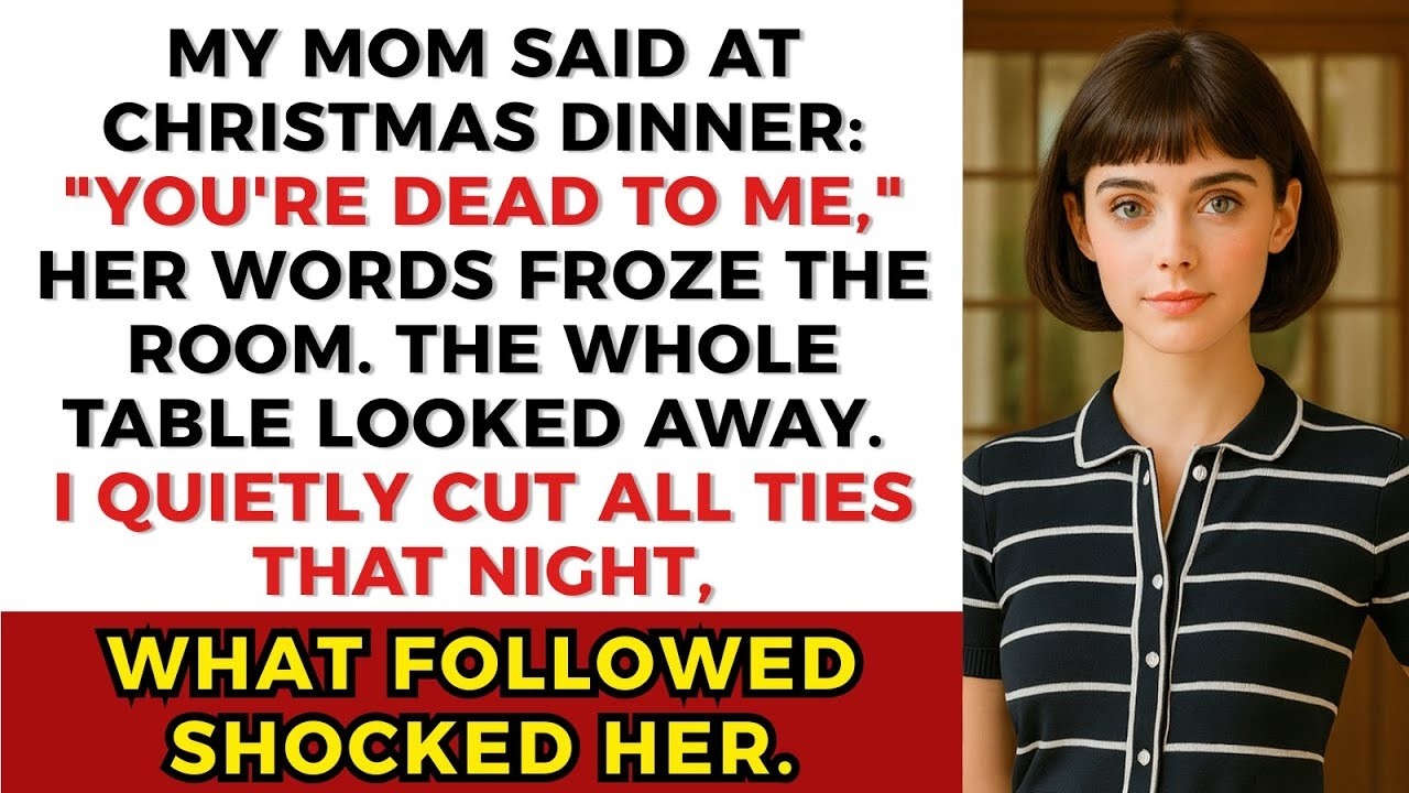 My Mom Said: “You're Dead To Me” At Christmas Dinner, So I Cut All Ties And...