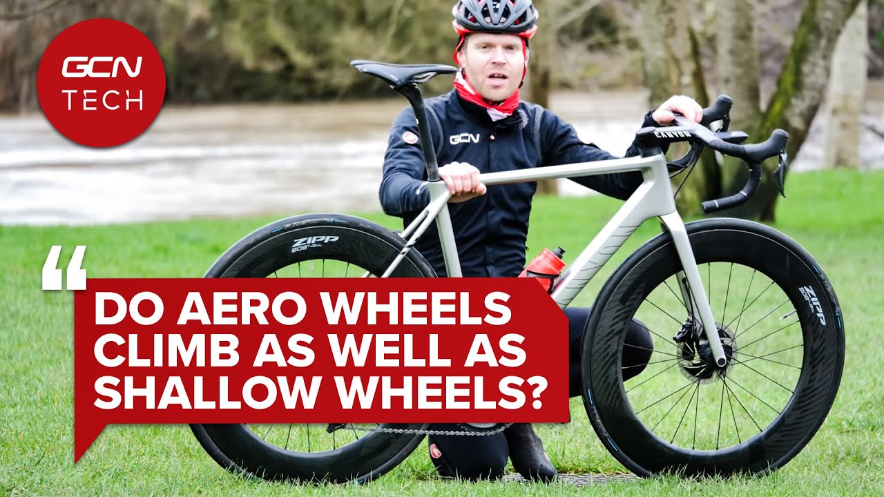 Do Aero Bike Wheels Climb As Well As Shallow Wheels? | GCN Tech Clinic #AskGCNTech