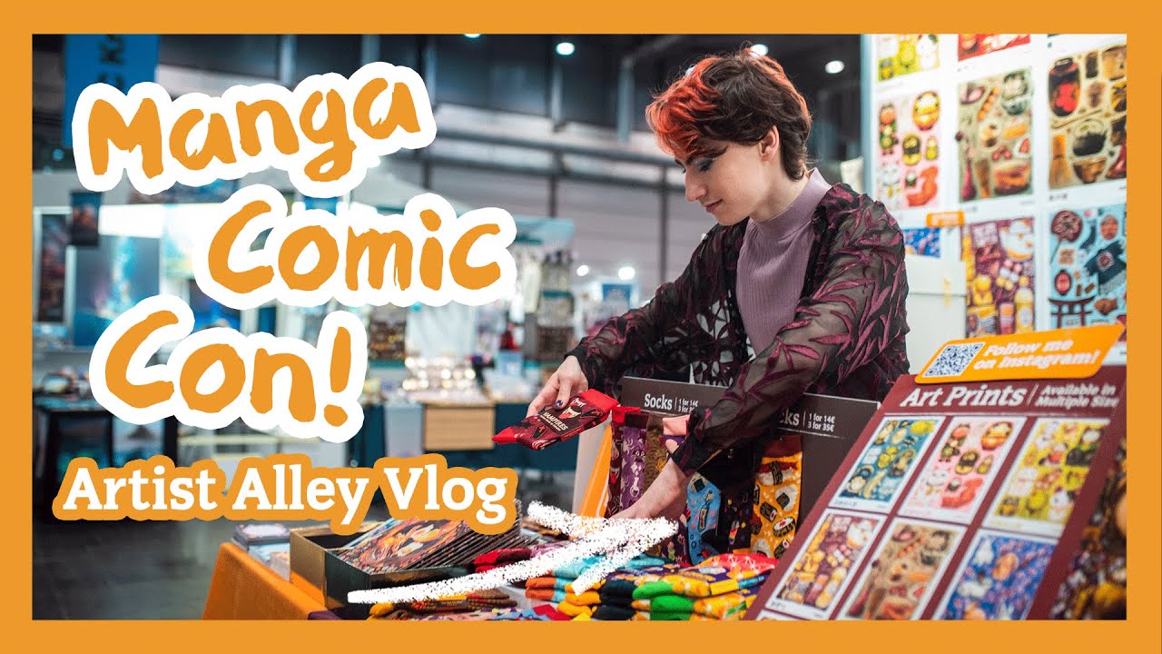 Моя самая большая аллея художников! Manga Comic Con в Лейпциге | Видеоблог студии художника