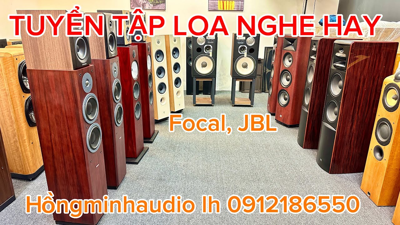 Tuyển chọn loa nghe hay giá rẻ JBL LS 80, JBL 112, JBL 698, Focal 826D | Loa Bãi Châu Âu | Loa hay