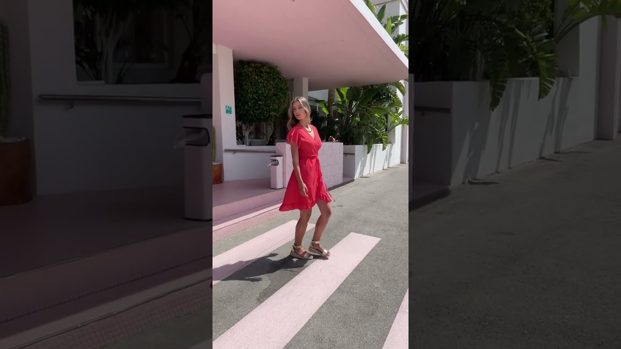 Strik Jurk Panterprint Jade Fuchsia