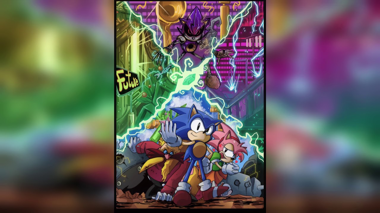 Sonic Boom Epic Remix (Sonic CD) 4K With Lyrics [CC]