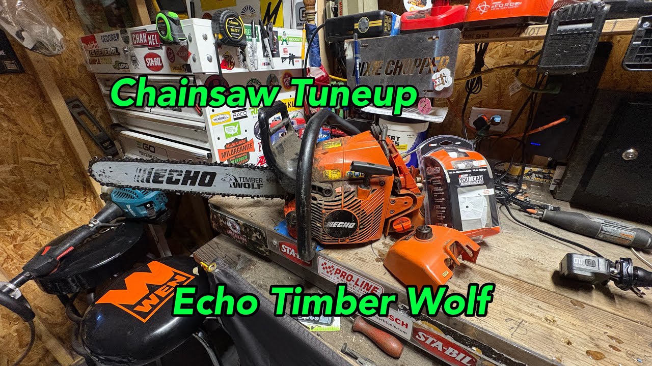 ECHO CS-590 Chainsaw Maintenance & Tuneup