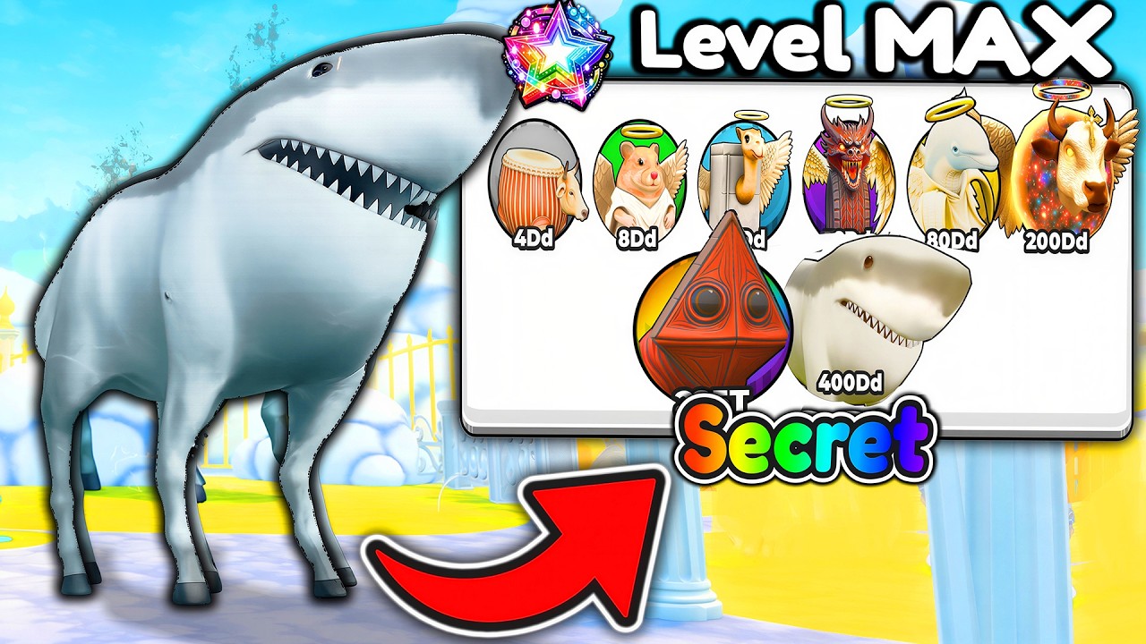 Unlocking NEW MAX LEVEL Squalo Cavallo in Brainrot Evolution!