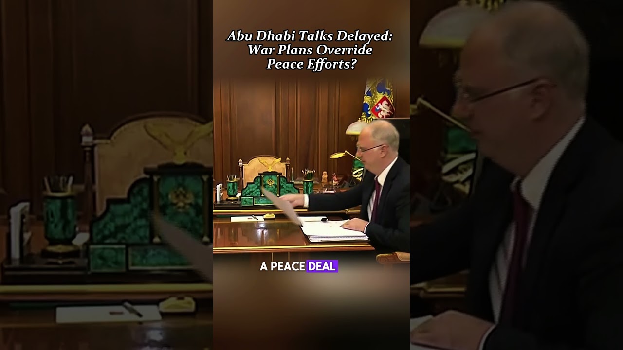 Abu Dhabi Talks Delayed: War Plans Override Peace Efforts?