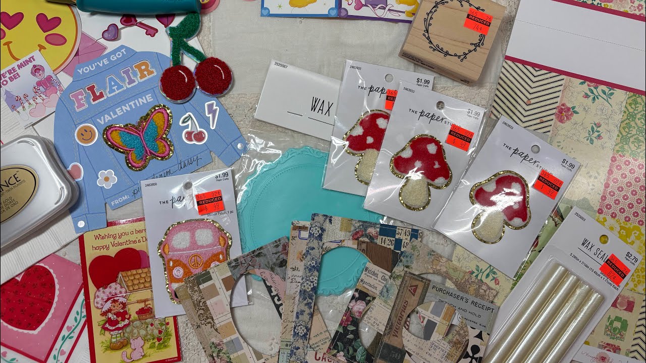 Hobby Lobby Clearance Haul - Open up friend mail with me! 🍄